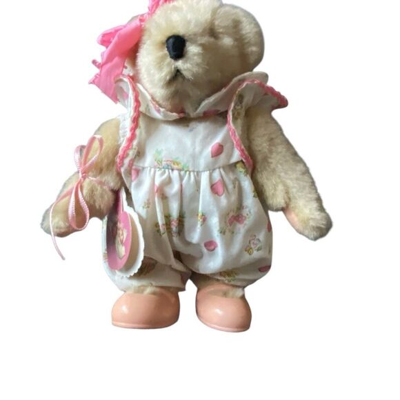 Vintage Muffy Vanderbear Egg Painting Plush Valentines Hoppy VanderHare Spring - Picture 5 of 7